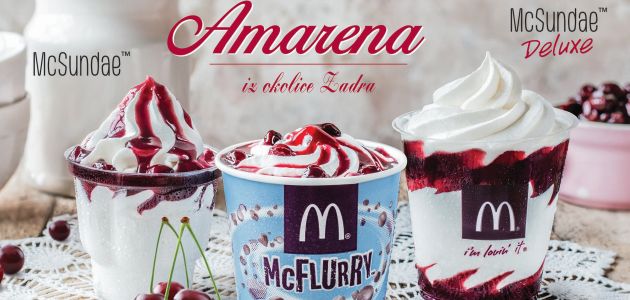 McDonald’s Amarena – sladoled sa sočnom višnjom iz okolice Zadra