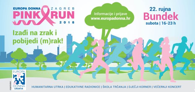 Humanitarna utrka Europa Donna Zagreb Pink Run
