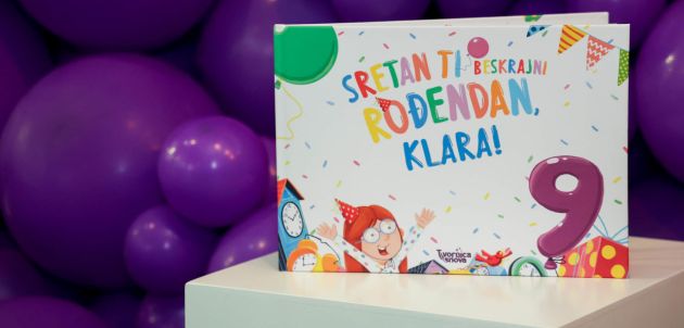 Personalizirana knjiga za djecu – Sretan ti beskrajni rođendan!