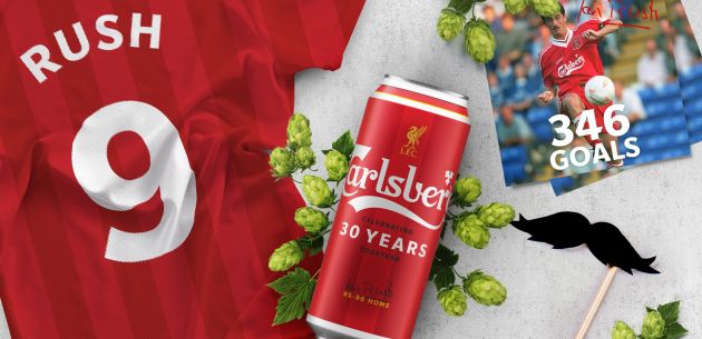 Posebno izdanje Carlsberg limenke za 30 godina partnerstva s Liverpoolom