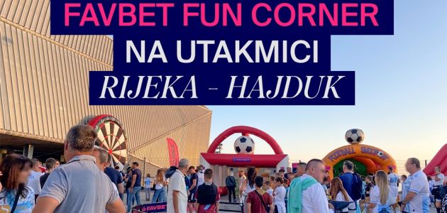 Favbet fun corner na stadionu Rujevica osigurao nezaboravne trenutke