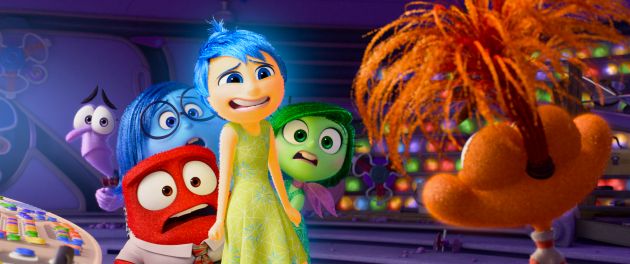 WHO’S THERE? – In Disney and Pixar’s “Inside Out 2,” Joy (voice of Amy Poehler), Sadness (voice of Phyllis Smith), Anger (voice of Lewis Black), Fear (voice of Tony Hale) and Disgust (voice of Liza Lapira) aren’t sure how to feel when Anxiety (voice of Maya Hawke) shows up unexpectedly. Directed by Kelsey Mann and produced by Mark Nielsen, “Inside Out 2” releases only in theaters Summer 2024. © 2023 Disney/Pixar. All Rights Reserved.
