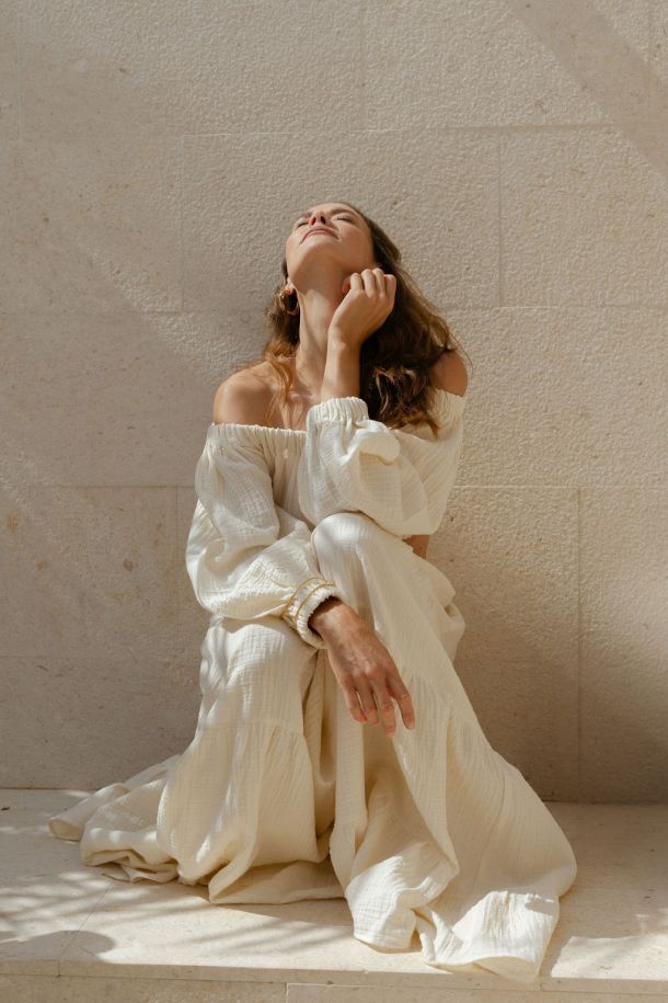 bijela haljina Lunilo Split Irina