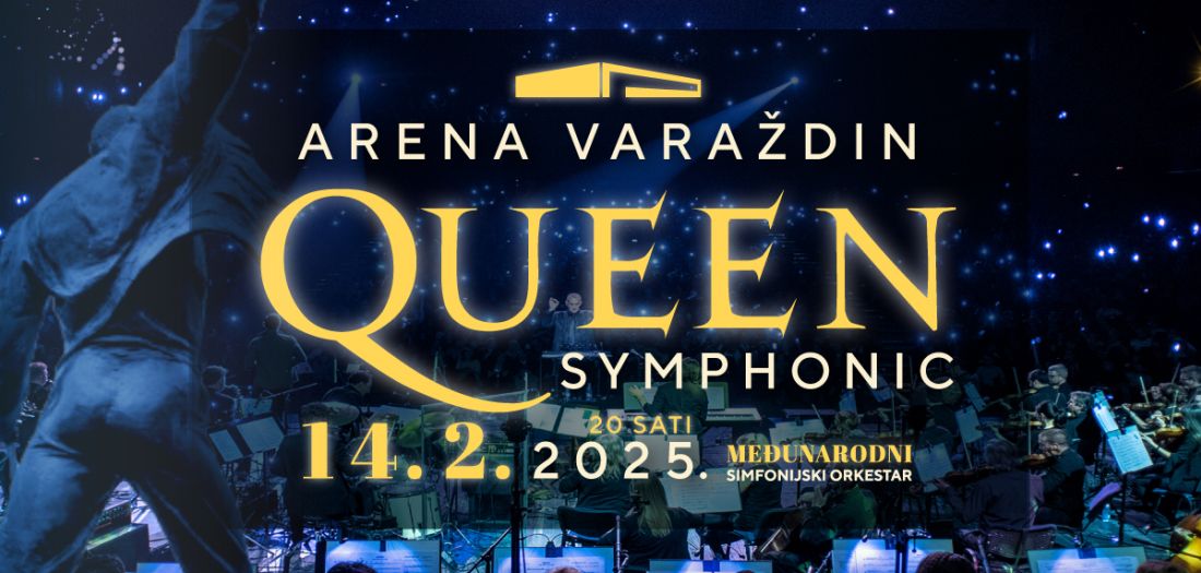 Valentinovski rock spektakl “Queen Symphonic” u Areni Varaždin