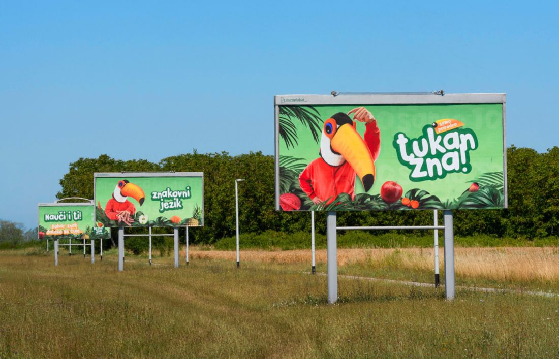 plakati za poziv Tukan znakovni jezik za mlade