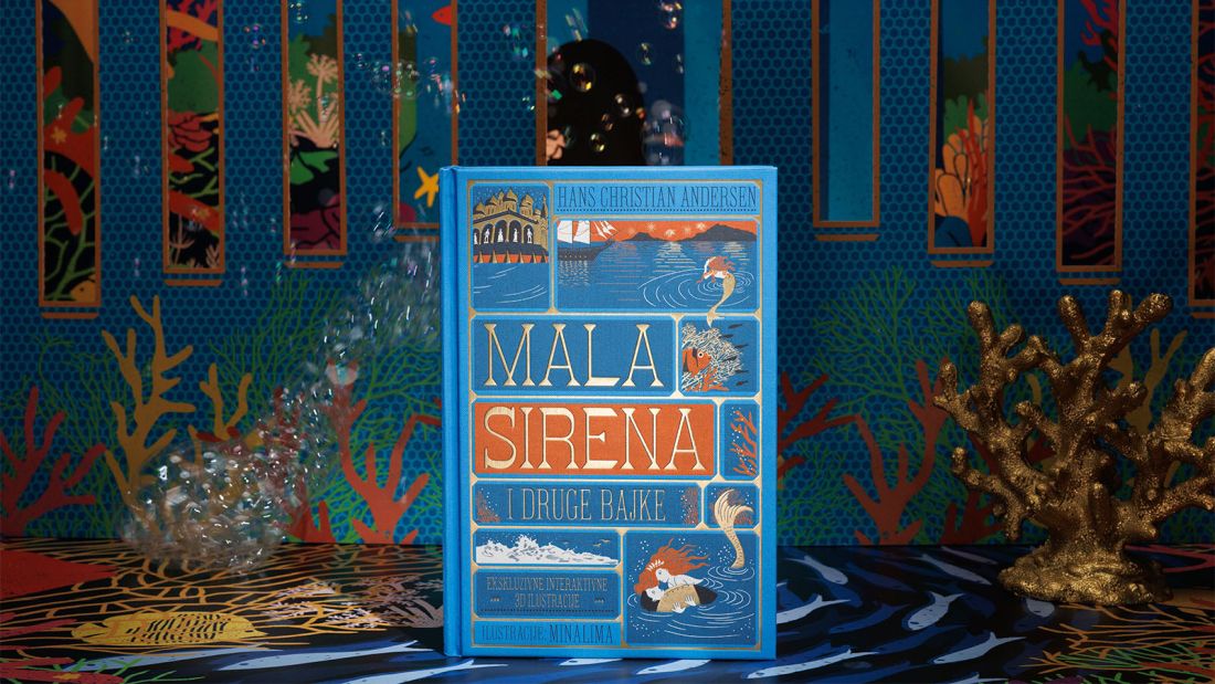 raskosna knjiga slikovnica za djecu Mala sirena