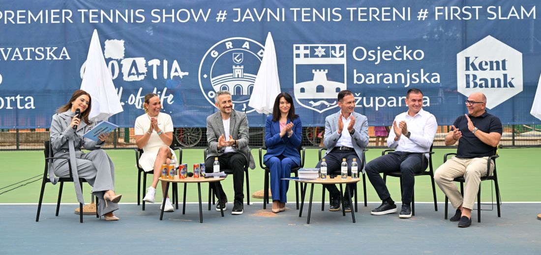 Službeno otvoren FIRST SLAM – Osijek postao europsko središte dječjeg tenisa