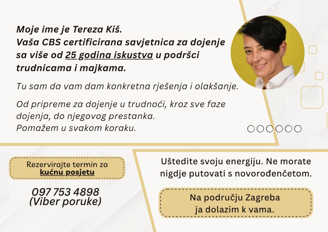 tereza kis certificirana savjetnica za dojenje zagreb